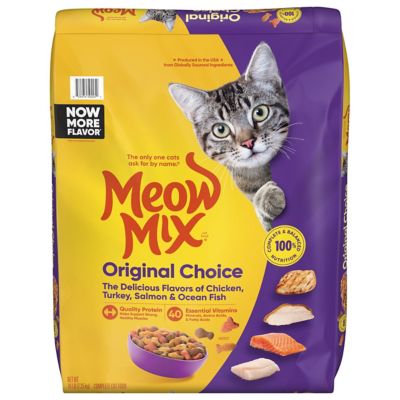 Meow Mix Original Choice All Life Stages Indoor/Outdoor Chicken, Turkey, Salmon and Ocean Fish Recipe Dry Cat Food