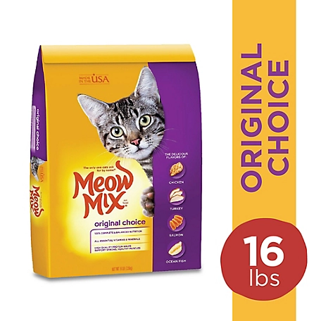 Meow Mix Original Choice All Life Stages Chicken, Turkey, Salmon and Ocean Fish Recipe Dry Cat Food
