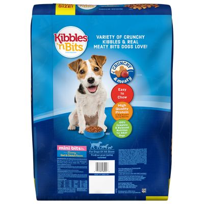 Image showing  Mini Bites Small Breed Adult Savory Beef and Chicken Recipes Dry Dog Food, 16 lb. Bag