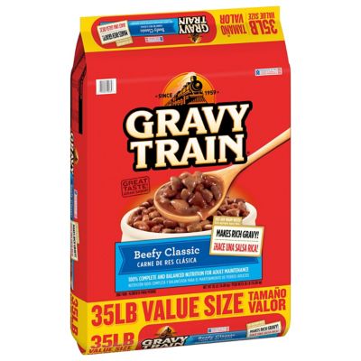 Gravy Train Beefy Classic Adult Beef Formula Dry Dog Food Gravy train dog food