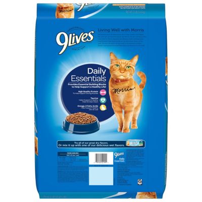 Image showing  Daily Essentials All Life Stages Indoor/Outdoor Chicken, Beef and Salmon Formula Dry Cat Food