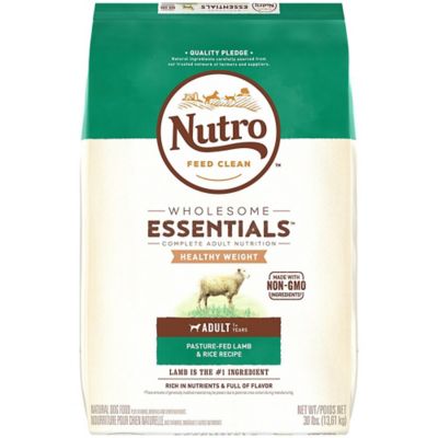 Nutro Wholesome Essentials Adult Lite Weight Loss Lamb Recipe Dry Dog Food