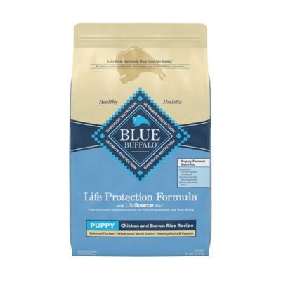 forlade sfære Virus Blue Buffalo Life Protection Chicken & Brown Rice Dry Dog Food for Puppies,  15 lb Bag at Tractor Supply Co.