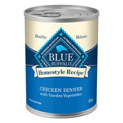 Blue Buffalo Homestyle Recipe Adult Wet Dog Food, Chicken Dinner With Garden Vegetables, 12.5 oz. Can