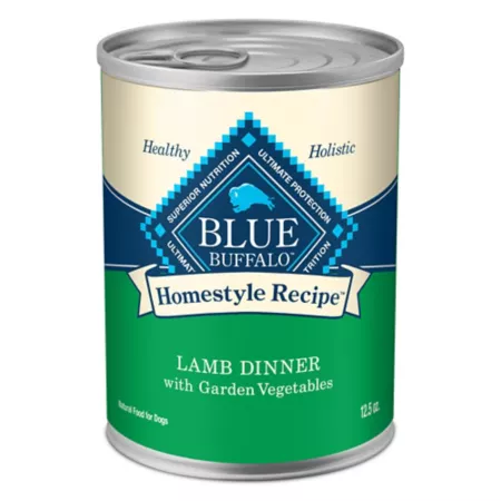 Blue Buffalo Homestyle Adult Natural Ingredients Lamb Dinner with Garden Vegetables Recipe Wet Dog Food 12.5 oz. Wet Dog Food