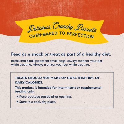 Image showing  Limited Ingredient Sweet Potato and Fish Flavor Dog Biscuit Treats for Small Dogs, 8 oz.