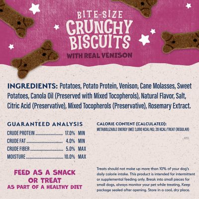 Image showing 4 th Natural Balance L.I.T. Limited Ingredient Treats Venison and Sweet Potato Dog Treats