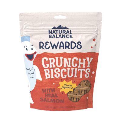 Image showing 6 th Natural Balance Rewards Crunchy Biscuits With Real Salmon Dog Treat