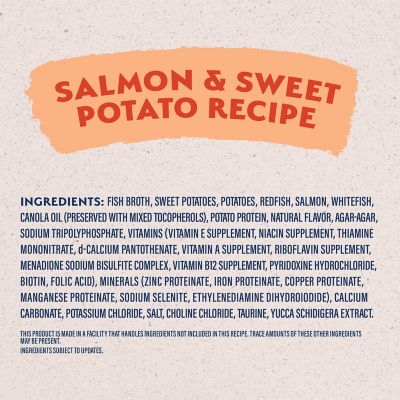 Image showing  Limited Ingredient Wet Dog Food, Sweet Potato & Salmon Recipe, 13 oz.
