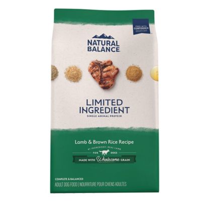 Natural Balance Adult Limited Ingredient Lamb and Brown Rice Recipe Dry Dog Food