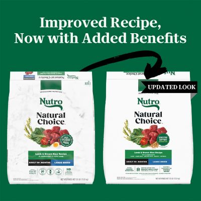 Image showing  Adult Large Breed Lamb and Brown Rice Recipe Dry Dog Food