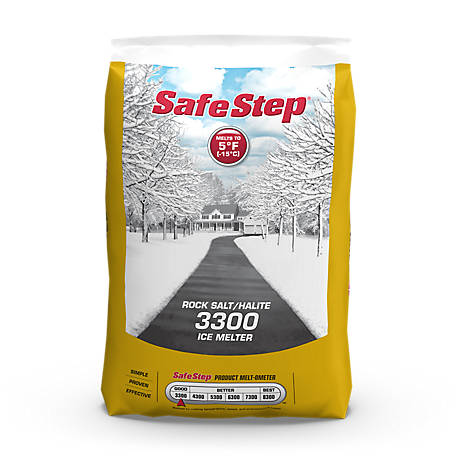 Safe Step 50 lb. 3300 Rock Salt Ice Melter