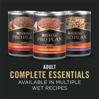 Image showing 9 th Purina Pro Plan Complete Essentials Adult Shredded Blend Lamb and Rice Formula Dry Dog Food