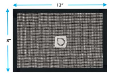 Image showing  10 Domestic 8 in x 12 in. Silicone Non-Stick Mesh Mats