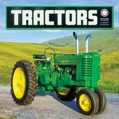 Browntrout Publishers 2026 Tractors Square Flap Calendar