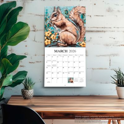 Image showing  2026 Barnyard Friends Square Flap Hopper Calendar, 12 in. x 12 in.