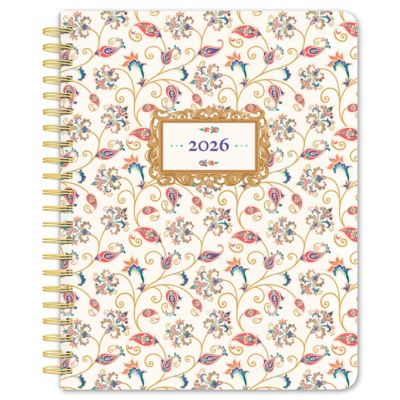 Browntrout Publishers 2026 Tuscan Delight Desk Planner FOIL Calendar, 6 in. x 7.75 in.