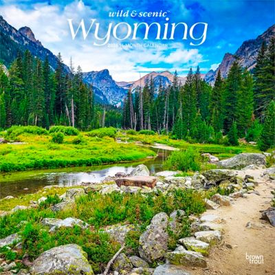 Browntrout Publishers 2026 Wyoming Wild & Scenic Square Flap Calendar, 12 in. x 12 in.