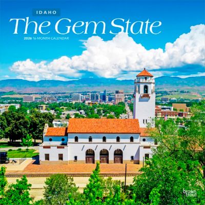 Browntrout Publishers 2026 The Gem State (Idaho Places) Square Flap Calendar, 12 in. x 12 in.