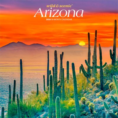 Browntrout Publishers 2026 Arizona Wild & Scenic Square Flap Calendar