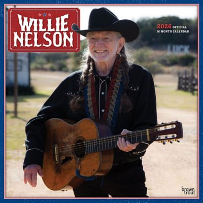 Browntrout Publishers 2026 Willie Nelson Square Flap Calendar