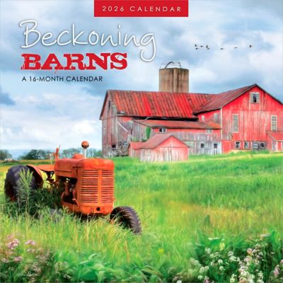 Browntrout Publishers 2026 Beckoning Barns Mini Hopper Calendar, 7 in. x 7 in.