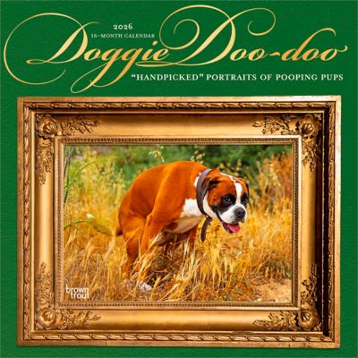 Browntrout Publishers 2026 Doggie Doo Doo Square Flap Calendar, 12 in. x 12 in.