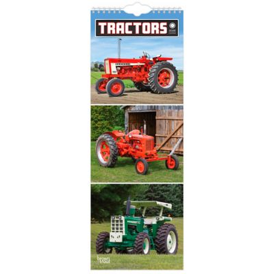 Browntrout Publishers 2026 Tractors Slimline Calendar, 5.7 in. x 16.5 in.