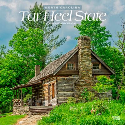 Browntrout Publishers 2026 Tar Heel State (North Carolina Places) Square Flap Calendar, 12 in. x 12 in.