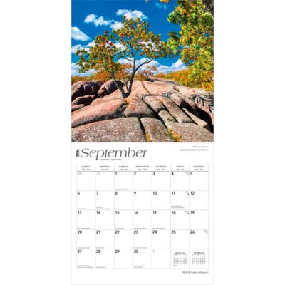 Image showing  2026 Missouri Wild & Scenic Square Flap Calendar, 12 in. x 12 in.