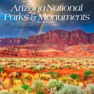 Browntrout Publishers 2026 Arizona National Parks & Monuments Square Flap Calendar
