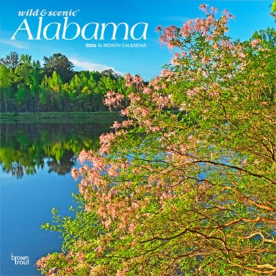 Browntrout Publishers 2026 Alabama Wild & Scenic Square Flap Calendar