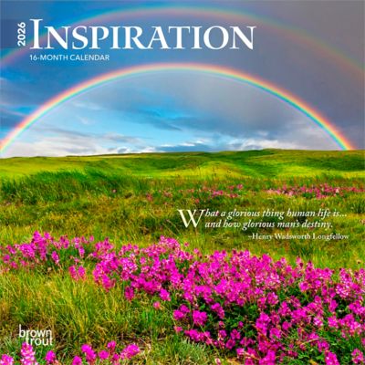 Browntrout Publishers 2026 Inspiration Mini Calendar, 7 in. x 7 in.