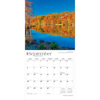 Image showing  2026 Oklahoma Wild & Scenic Square Flap Calendar, 12 in. x 12 in.