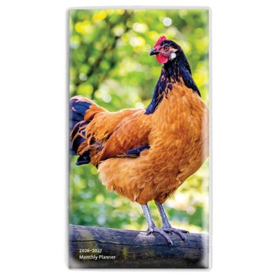 Browntrout Publishers 2026 Chickens Pocket Planner Calendar, 3.5 in. x 6.5 in.