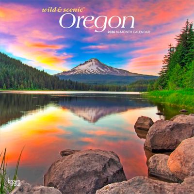 Browntrout Publishers 2026 Oregon Wild & Scenic Square Flap Calendar, 12 in. x 12 in.