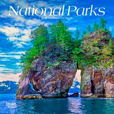 Browntrout Publishers 2026 National Parks Mini Calendar, 7 in. x 7 in.