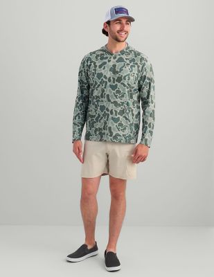 Huk Leeward Lightweight Fleece KC Printed Hoodie