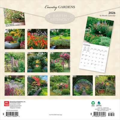 Image showing  Country Gardens 2026 Square Flap