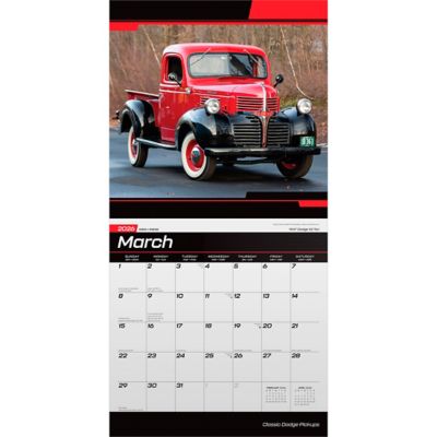 Image showing  Classic Dodge Pickups 2026 Square Flap FOIL
