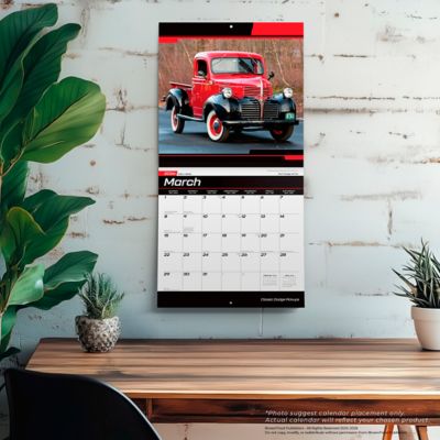 Image showing  Classic Dodge Pickups 2026 Square Flap FOIL