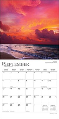 Image showing  Sunrise Sunset 2026 Square Flap