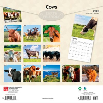 Image showing  Cows 2026 Square Flap
