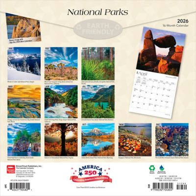 Image showing  National Parks 2026 Square Flap