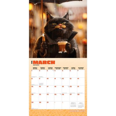 Image showing  Caffeine Cats 2026 Square Flap