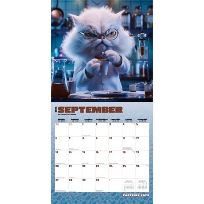 Image showing  Caffeine Cats 2026 Square Flap