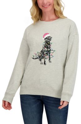 Image showing  Graphic Holiday Crew Sweatshirt