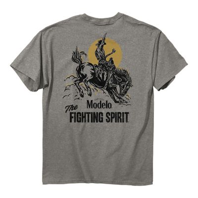 Modelo Men's Fighting Spirit Bronco Graphic T-Shirt