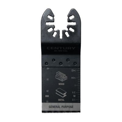 Century Drill & Tool Bi-Metal Oscillating Flush & Plunge Cut Saw Blade, 1-1/4 in.