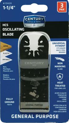 Image showing  HCS Oscillating Flush & Plunge Cut Saw Blade, 1-1/4 in., 3 pc.